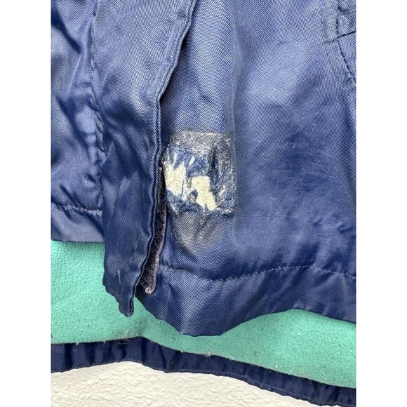 VTG Seattle Mariners Majestic Satin Bomber Jacket Fleece Lined XL **SEE PICS** - Picture 7 of 16